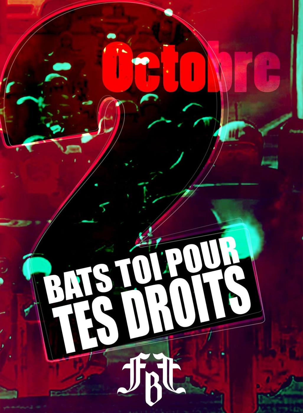 Affiche : Bats-toi pour tes droits, octobre