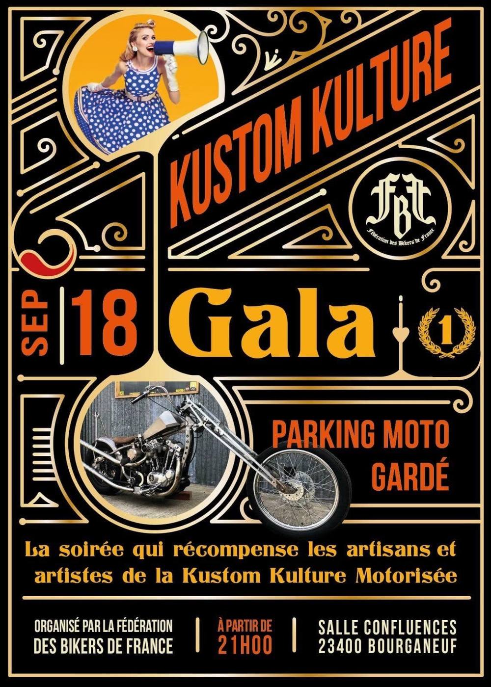 Affiche : Gala de la Kustom Kulture