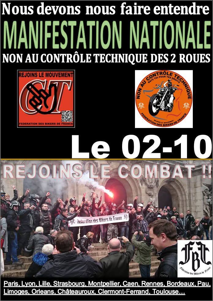 Affiche : Manifestation nationale, 2 octobre 2021