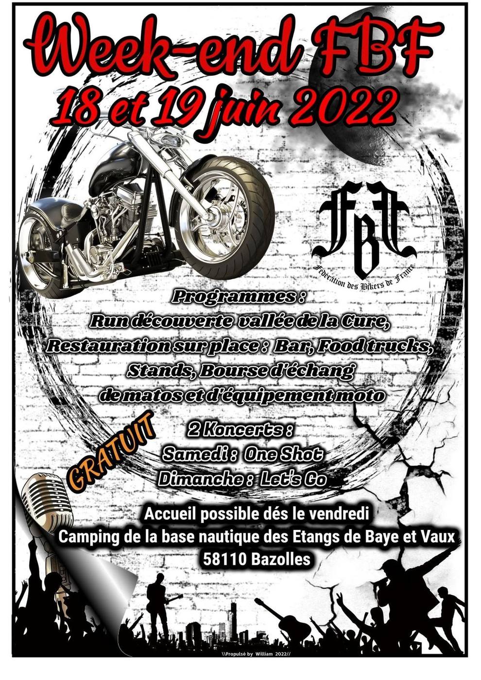 Affiche : Week-end FBF 2022